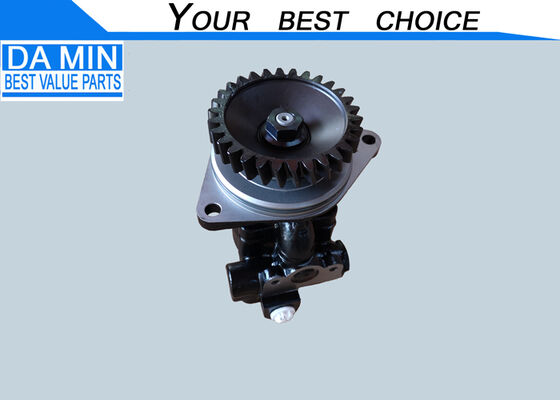 مضخة توجيه معزز 6HK1 1195005481 مع ترس مضخة بـ 30 سنًا، فتحتان للتركيب، محرك سلسلة 6H، إيسوزو FTR FVR شاحنة مضخة توجيه
